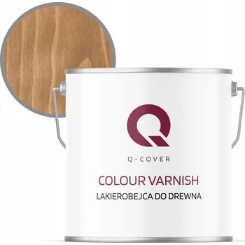 Lak na dřevo Lazurovací lak Q-COVER 5 l béžový satén