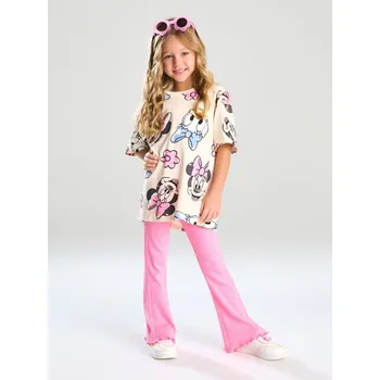 Dívčí oblečení Sinsay - Set trička s krátkým rukávem a kalhot Minnie and Daisy - vícebarevná - 419HS-MLC - 419HS-MLC-104