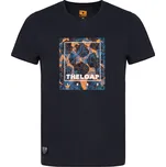 Pánské bavlněné triko LOAP Bohous tmavě modrá Velikost: L