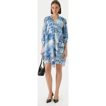 Dámské šaty Boss Letní šaty Difloru 50454550 Modrá Oversize 34
