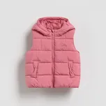 Reserved - Prošívaná vesta s kapucí - růžová - 398HR-38X - 398HR-38X-104