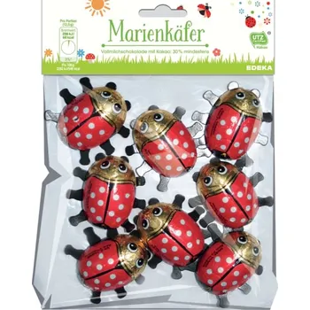 Čokoláda G&G Velikonoční berušky z mléčné čokolády z Alpského mléka 100g