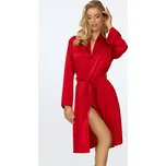 Dámský saténový župan Dkaren Amina-Po Barva: Červená, Velikost: XL