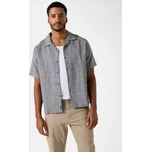 GUESS pánská košile s dlouhým rukávem Zayden fialová XL