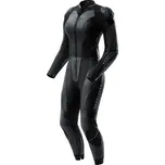 Dámská dvoudílná kožená kombinéza na motorku Rebelhorn Diva RS černá