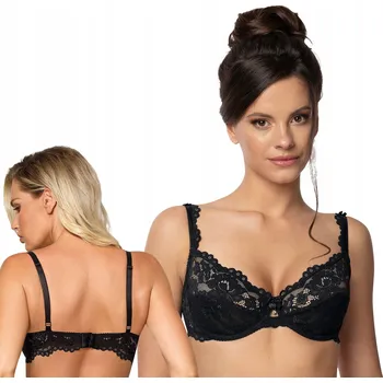 Dámské spodní prádlo Róża měkká podprsenka, černá, velikost 70E
