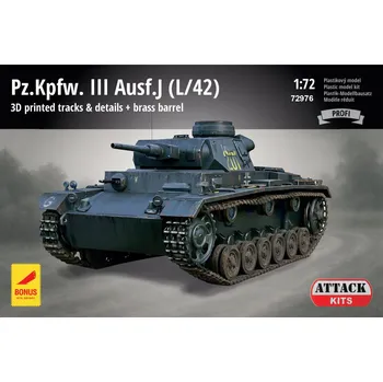 Plastikový model 1/72 Pz.Kpfw. III Ausf.J (L/42) PROFI