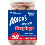 Mack's Ultra Soft špunty do uší Množství: 50 párů