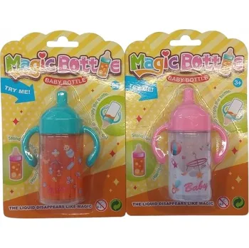 Doplněk pro panenku MAGICKÉ LAHVIČKY PRO PANENKY MIZÍCÍ MLÉKO + DŽUS