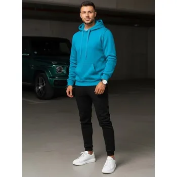 Dstreet Pohodlná modro černá tepláková souprava