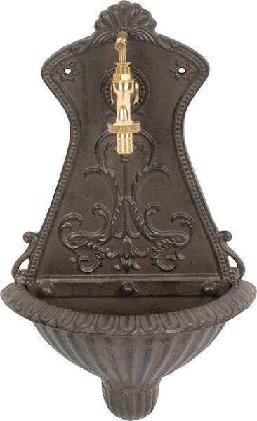 Strend Pro Garden 219915 Umyvadlo Garden LT-H20680, zahradní, hnědé, 250x115x415 mm