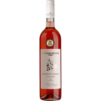 Víno CHÂTEAU VALTICE Frankovka rose pozdní sběr 2024 0,75l polosuché víno růžové víno