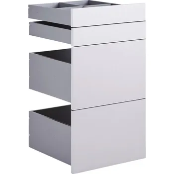 Šatní skříň Sada Zásuvek Unit, světle šedá, 45,3 cm, 83 cm, 47 cm