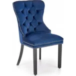 Židle Intesi sametová modrá 1 ks