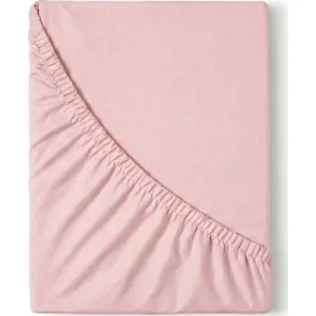 Prostěradlo Kvalitex Jersey prostěradlo s lycrou světle růžové 160x200cm