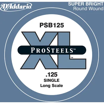 Struna pro kytaru a smyčcový nástroj D'Addario PSB125 Samostatná struna pro baskytaru