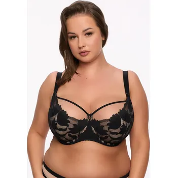 Podprsenka Gaia POLOMĚKKÁ KETO MAXI PODPRSENKA BSM 1134 ČERNÁ Barva: černá, Velikost: 95F