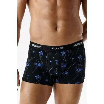 Boxerky 3 PACK boxerky Atlantic 3MH-229 Černo-modrá XL