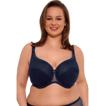 Podprsenka Gaia POLOMĚKKÁ MAXI PODPRSENKA SONIA BSM 1058 NAVY BLUE Barva: TM. MODRÁ, Velikost: 85I