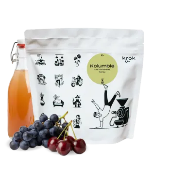 Káva Výberová káva Kolumbie LAS HORTENSIAS 250g od Pražírna Krok