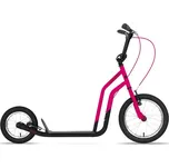 Koloběžka GALAXY Zenit 16"+12" růžovo/černá