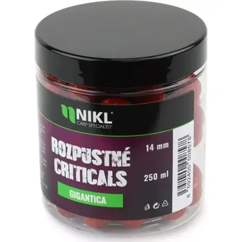 Boilies Karel Nikl Rozpustné Criticals Boilie Gigantica 250 ml - 14 mm