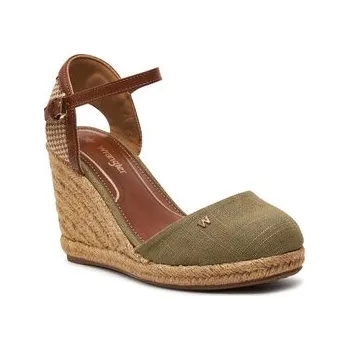 Dámské polobotky Espadrilky Wrangler Brava Women Wedge 20241056 Khaki 40
