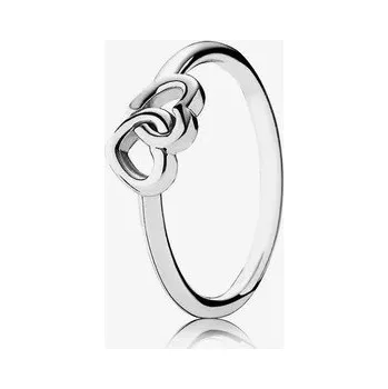 Šperk Prosperk Prstýnek ocelový srdíčka Velikost prstenů: 8 (EU: 57-58)