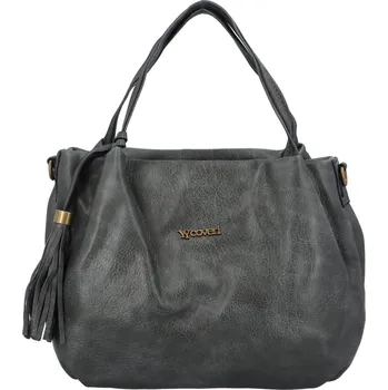 Kabelka Trendová dámská koženková kabelka Elpoko, šedá