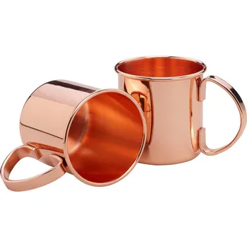 Sada Hrnků Echtwerk Kupferbecher-Set, měděné barvy, 13,7 cm