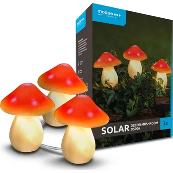 Venkovní osvětlení Modee solární svítidlo DS006 houby 3ks
