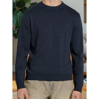 Pánský svetr Sinsay - Svetr s&nbsp;dlouhými rukávy - námořnická modrá - 774FZ-59X - 774FZ-59X-M-1