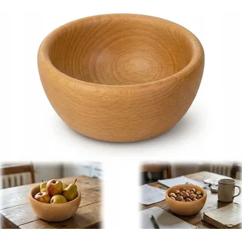 DŘEVĚNÁ MISKA buková 14cm nádoba na ovoce