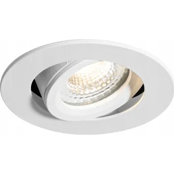 Bodové svítidlo Vestavné bodové svítidlo bílé, nastavitelné, 6,5 cm, s LED, IP54, ultratenké -