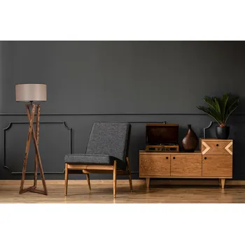 Stojací lampa ASIR Stojací lampa MACKA hnědá