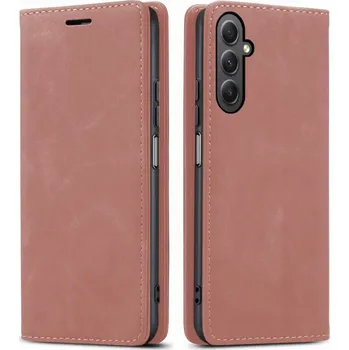 Pouzdro na mobilní telefon Flipové pouzdro MBM pro Samsung Galaxy A55 5G, růžové