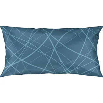 Povlečení Potah NA Polštář Alex Design, 40/80cm, modrá, 40 cm, 80 cm