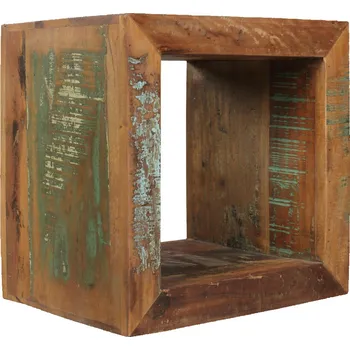 Konferenční stolek Odkladací stolek Kalkutta z masívního dřeva, hnědá, 45 cm, 35 cm, 45 cm