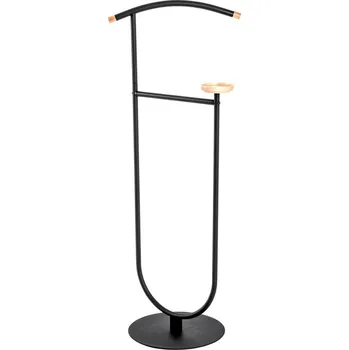 Věšák Němý sluha Everton, černá, barvy buku, 45 cm, 115 cm, 34 cm