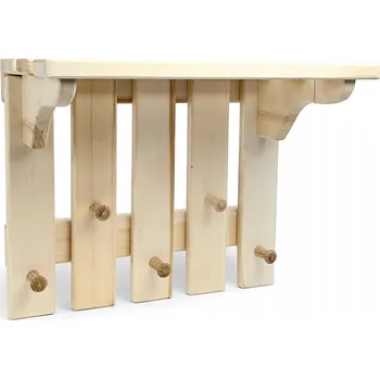 Věšák Nástěnný věšák s policí