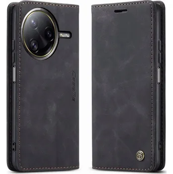 Pouzdro na mobilní telefon Flipové pouzdro Caseme pro POCO F7 Ultra, černé