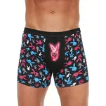 CORNETTE Boxerky TATOO 280/200 KRÁLÍČEK Barva: černá, Velikost: S