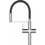 Umyvadlová baterie Invena Perisa, černá/chrom