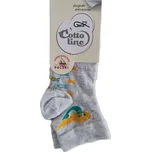 Gatta COTTOLINE JARNÍ PONOŽKY 2-6 LET Barva: cali q34 / wz.423, Velikost: 21-23