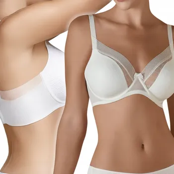 Dámské oblečení Selene podprsenka s kosticemi bílá velikost 95C