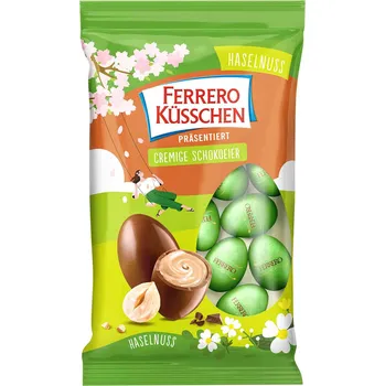 Čokoláda Ferrero Küsschen Velikonoční čokoládové koule s lískooříškovým krémem 100g - ORIGINÁL Z NĚMECKA