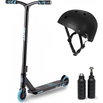 Koloběžka Výhodný freestyle set SKITT SPIKE, Black-Blue