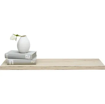 police Nástěnná police Young v dekoru dub San Remo, barvy dubu, 78 cm, 3 cm, 25 cm