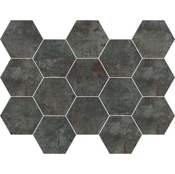 EBS Metalo hexagon 32,5x22,5 seagreen brushed