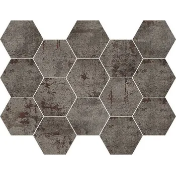 EBS Metalo hexagon 32,5x22,5 steel brushed